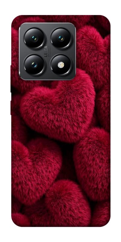 Чехол itsPrint Fluffy hearts для Xiaomi 14T, любовь, купить оптом с доставкой