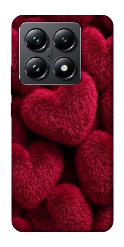 Чехол itsPrint Fluffy hearts для Xiaomi 14T Pro, любовь, купить оптом с доставкой
