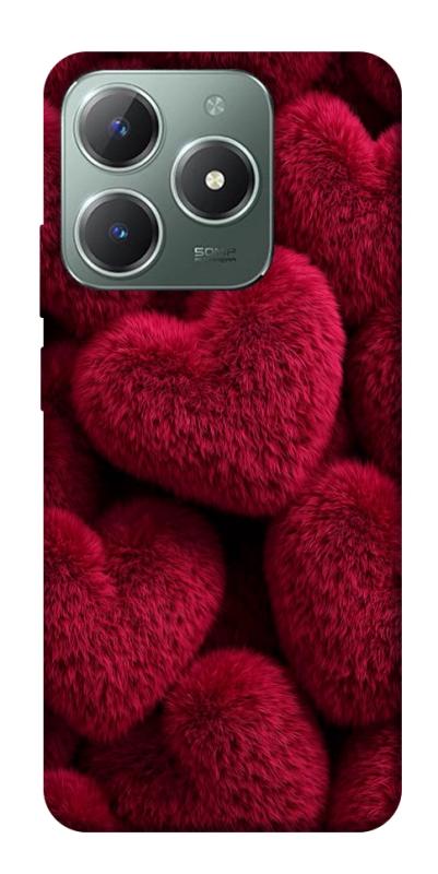 Чехол itsPrint Fluffy hearts для Realme C61 4G, любовь, купить оптом с доставкой