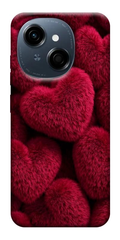 Чехол itsPrint Fluffy hearts для TECNO Spark Go 1, любовь, купить оптом с доставкой