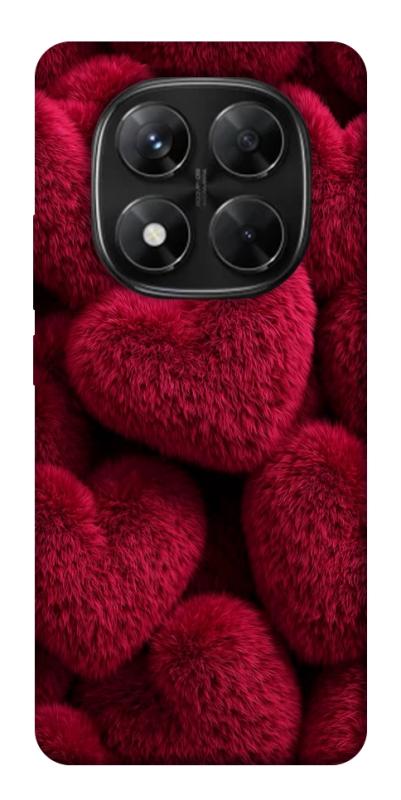 Чехол itsPrint Fluffy hearts для Xiaomi Redmi Note 14 Pro 5G, любовь, купить оптом с доставкой