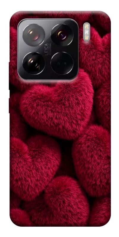 Чехол itsPrint Fluffy hearts для Xiaomi 15 Pro, любовь, купить оптом с доставкой
