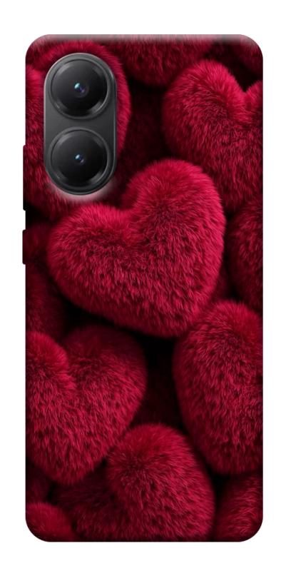 Чехол itsPrint Fluffy hearts для Xiaomi Poco X7 Pro, любовь, купить оптом с доставкой