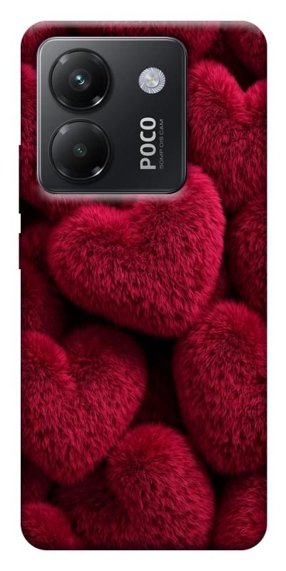 Чехол itsPrint Fluffy hearts для Xiaomi Poco M7 Pro 5G, любовь, купить оптом с доставкой