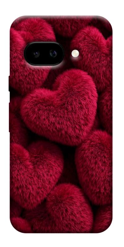Чехол itsPrint Fluffy hearts для Google Pixel 9a, любовь, купить оптом с доставкой