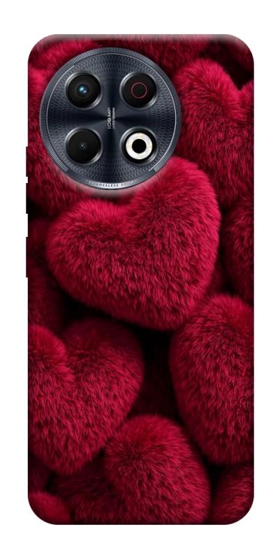 Чехол itsPrint Fluffy hearts для TECNO Spark 30 Pro (KL7), любовь, купить оптом с доставкой