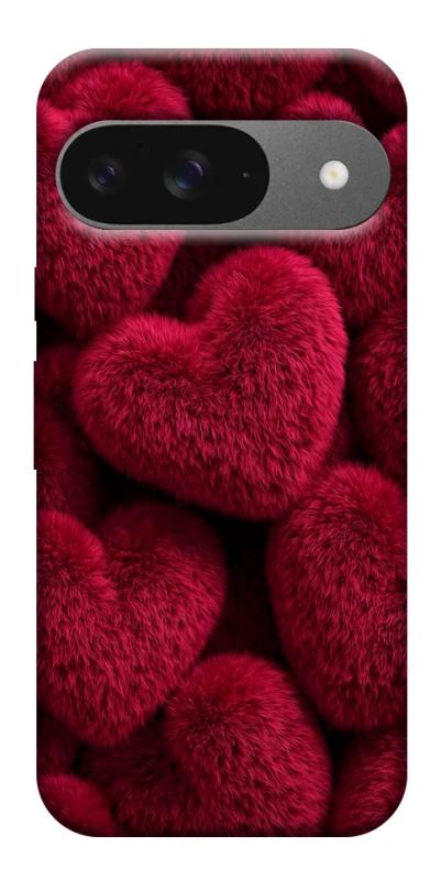 Чехол itsPrint Fluffy hearts для Google Pixel 10, любовь, купить оптом с доставкой