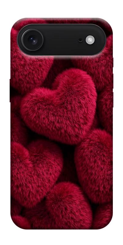 Чехол itsPrint Fluffy hearts для Apple iPhone 17 Air (6.5"), любовь, купить оптом с доставкой