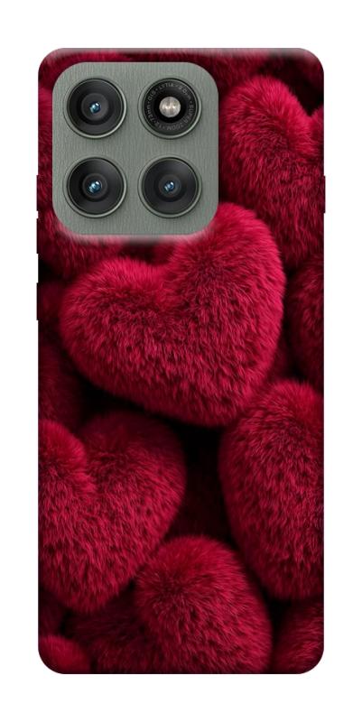 Чехол itsPrint Fluffy hearts для Motorola Edge 60 Pro, любовь, купить оптом с доставкой