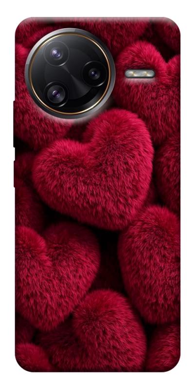 Чехол itsPrint Fluffy hearts для Xiaomi Poco F7, любовь, купить оптом с доставкой