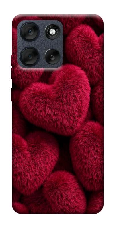 Чехол itsPrint Fluffy hearts для Motorola Moto G56 5G, любовь, купить оптом с доставкой