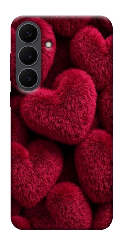 Чехол itsPrint Fluffy hearts для Samsung Galaxy S25 FE, любовь, купить оптом с доставкой
