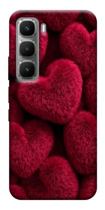 Чехол itsPrint Fluffy hearts для Infinix Hot 60i, любовь, купить оптом с доставкой