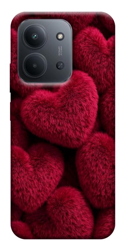 Чехол itsPrint Fluffy hearts для Xiaomi Redmi 15C (EU), любовь, купить оптом с доставкой