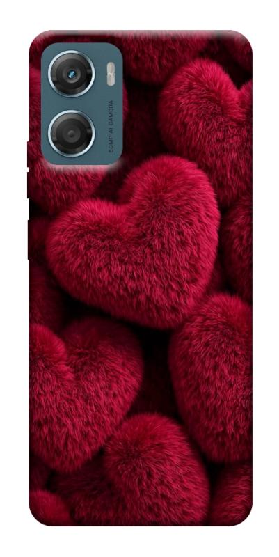Чехол itsPrint Fluffy hearts для Motorola Moto G06, любовь, купить оптом с доставкой