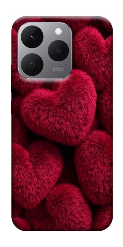 Чехол itsPrint Fluffy hearts для Realme 15T, любовь, купить оптом с доставкой