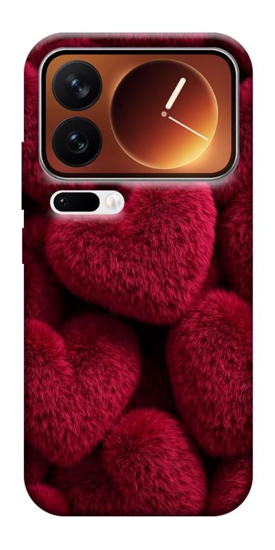 Чехол itsPrint Fluffy hearts для Xiaomi 17 Pro Max, любовь, купить оптом с доставкой