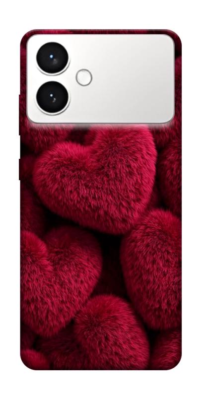 Чехол itsPrint Fluffy hearts для Samsung Galaxy S26+, любовь, купить оптом с доставкой