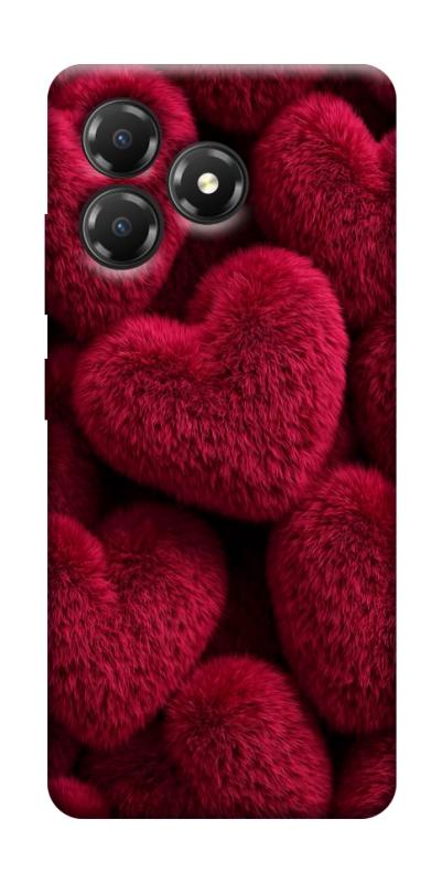 Чохол itsPrint Fluffy hearts для ZTE Blade A36, кохання, купити оптом з доставкою