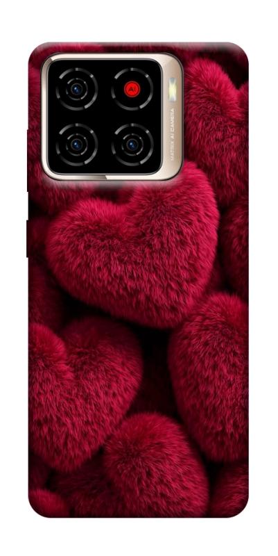 Чехол itsPrint Fluffy hearts для ZTE Blade A56, любовь, купить оптом с доставкой