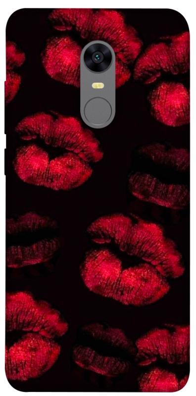 Чехол itsPrint Kisses on black для Xiaomi Redmi 5 Plus / Redmi Note 5 (Single Camera), любовь, купить оптом с доставкой