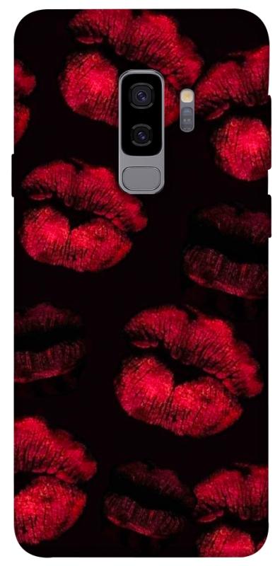 Чехол itsPrint Kisses on black для Samsung Galaxy S9+, любовь, купить оптом с доставкой