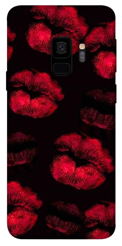 Чохол itsPrint Kisses on black для Samsung Galaxy S9, кохання, купити оптом з доставкою