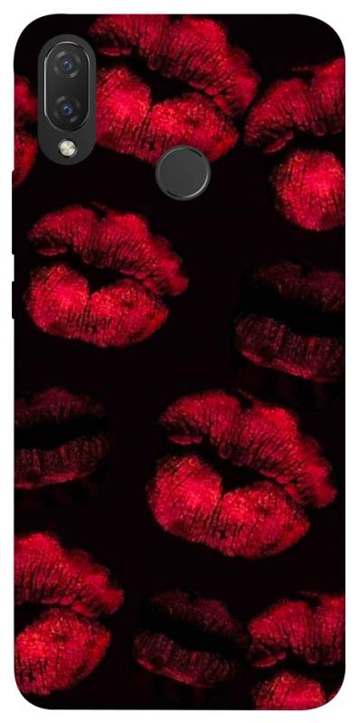 Чехол itsPrint Kisses on black для Huawei P Smart+ (nova 3i), любовь, купить оптом с доставкой