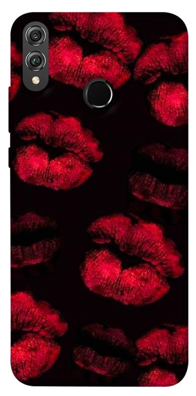 Чехол itsPrint Kisses on black для Huawei Honor 8X, любовь, купить оптом с доставкой