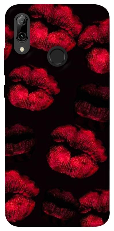 Чехол itsPrint Kisses on black для Huawei P Smart (2019), любовь, купить оптом с доставкой