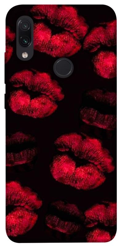 Чехол itsPrint Kisses on black для Xiaomi Redmi Note 7 / Note 7 Pro / Note 7s, любовь, купить оптом с доставкой