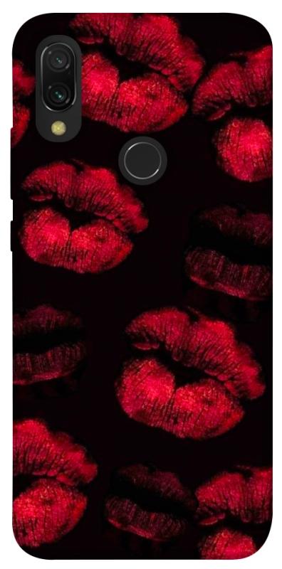 Чехол itsPrint Kisses on black для Xiaomi Redmi 7, любовь, купить оптом с доставкой