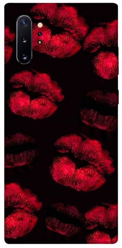 Чехол itsPrint Kisses on black для Samsung Galaxy Note 10 Plus, любовь, купить оптом с доставкой