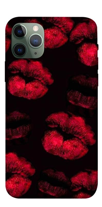 Чехол itsPrint Kisses on black для Apple iPhone 11 Pro (5.8"), любовь, купить оптом с доставкой