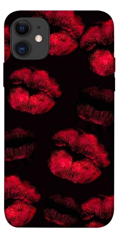 Чехол itsPrint Kisses on black для Apple iPhone 11 (6.1"), любовь, купить оптом с доставкой