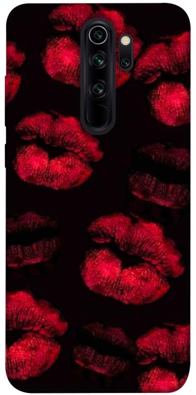 Чехол itsPrint Kisses on black для Xiaomi Redmi Note 8 Pro, любовь, купить оптом с доставкой