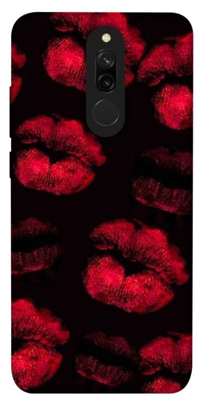 Чехол itsPrint Kisses on black для Xiaomi Redmi 8, любовь, купить оптом с доставкой