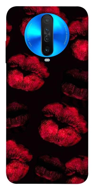 Чехол itsPrint Kisses on black для Xiaomi Redmi K30, любовь, купить оптом с доставкой
