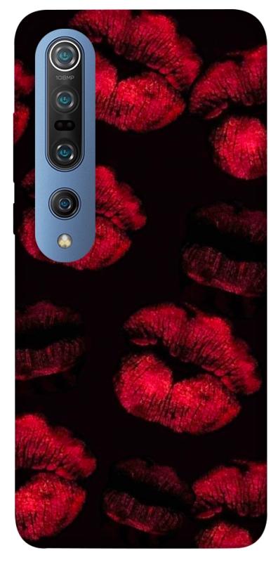 Чехол itsPrint Kisses on black для Xiaomi Mi 10 / Mi 10 Pro, любовь, купить оптом с доставкой