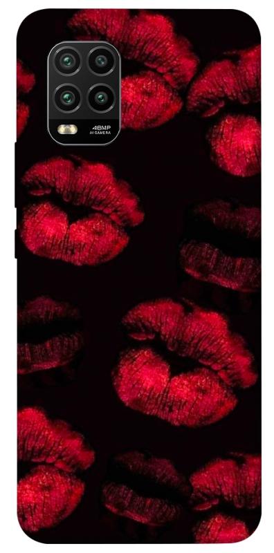 Чехол itsPrint Kisses on black для Xiaomi Mi 10 Lite, любовь, купить оптом с доставкой