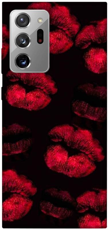 Чехол itsPrint Kisses on black для Samsung Galaxy Note 20 Ultra, любовь, купить оптом с доставкой