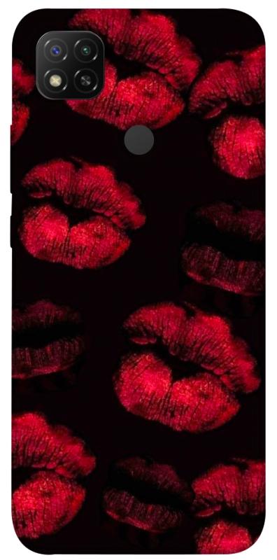 Чехол itsPrint Kisses on black для Xiaomi Redmi 9C, любовь, купить оптом с доставкой