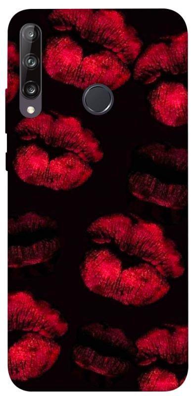 Чехол itsPrint Kisses on black для Huawei P40 Lite E / Y7p (2020), любовь, купить оптом с доставкой