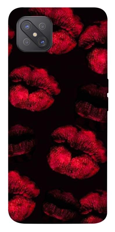Чехол itsPrint Kisses on black для Oppo A92s, любовь, купить оптом с доставкой