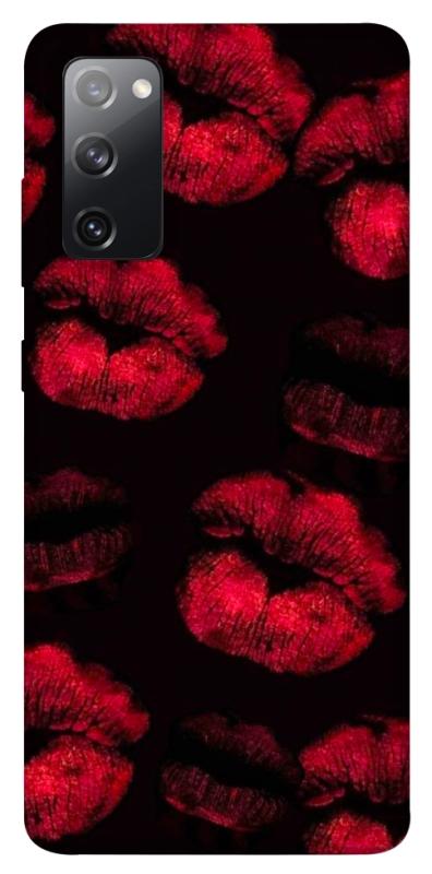 Чехол itsPrint Kisses on black для Samsung Galaxy S20 FE, любовь, купить оптом с доставкой