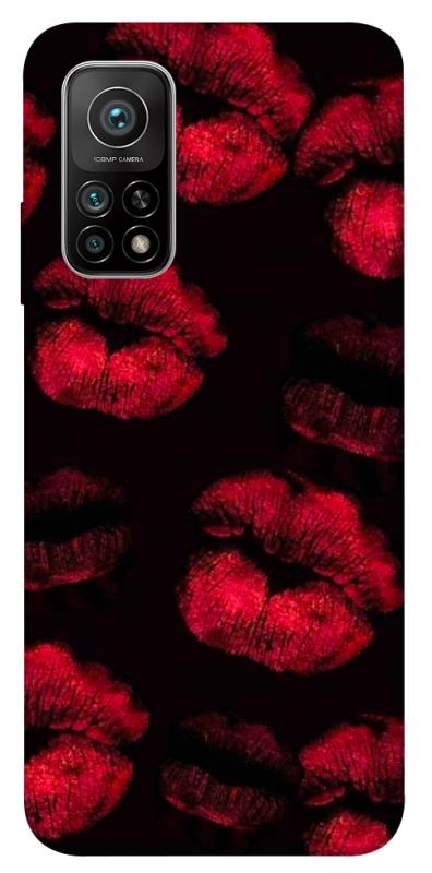 Чехол itsPrint Kisses on black для Xiaomi Mi 10T, любовь, купить оптом с доставкой
