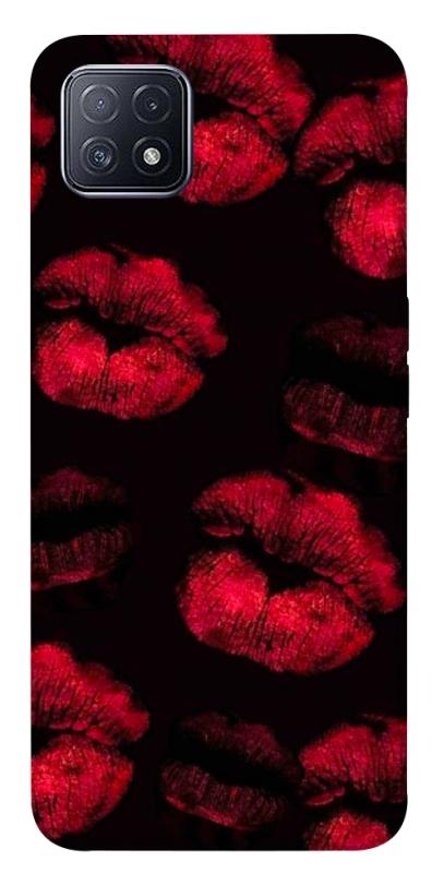 Чехол itsPrint Kisses on black для Oppo A73, любовь, купить оптом с доставкой