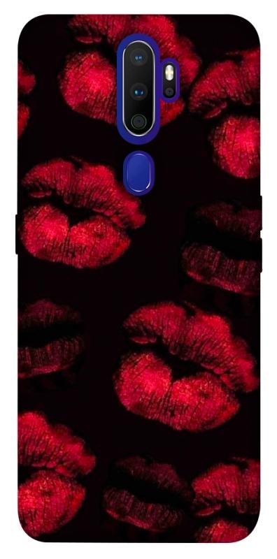 Чехол itsPrint Kisses on black для Oppo A5 (2020) / Oppo A9 (2020), любовь, купить оптом с доставкой