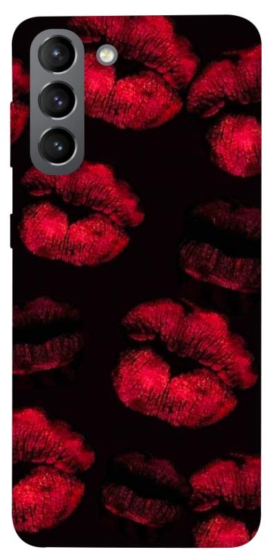 Чехол itsPrint Kisses on black для Samsung Galaxy S21, любовь, купить оптом с доставкой