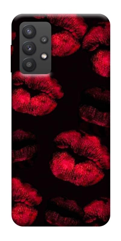 Чехол itsPrint Kisses on black для Samsung Galaxy A32 (A326B) 5G, любовь, купить оптом с доставкой